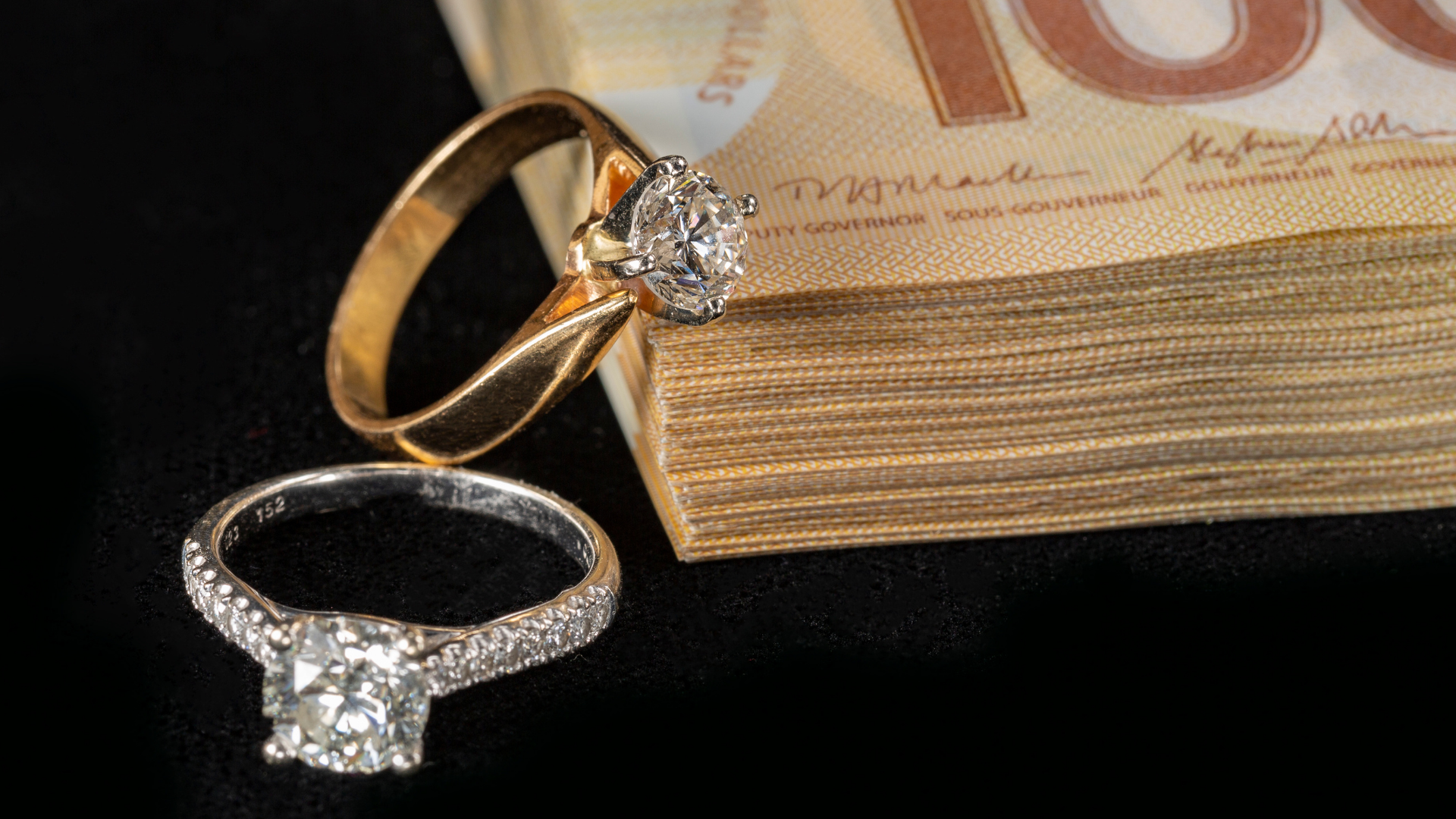 Diamond rings and Canadian bills