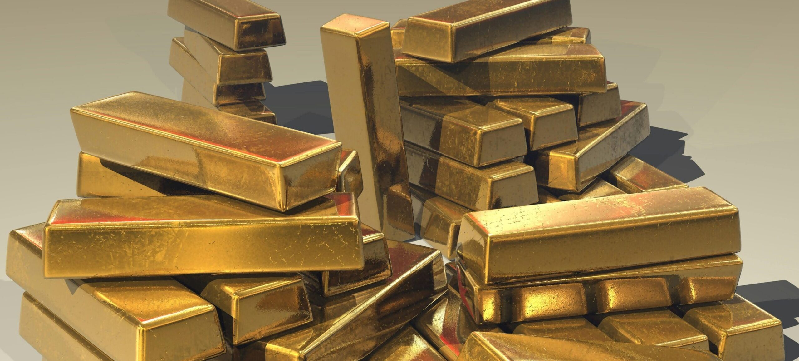 Stack of gold bars