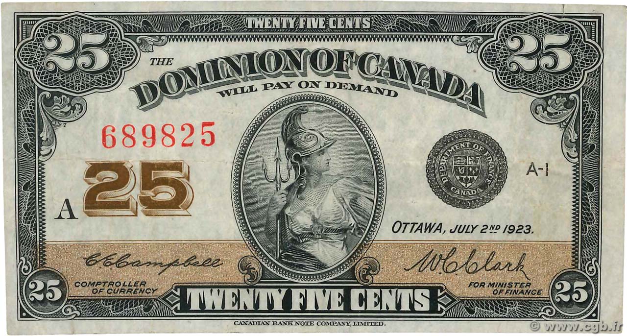 canada-1923-25-cent-note-shinplaster-obverse